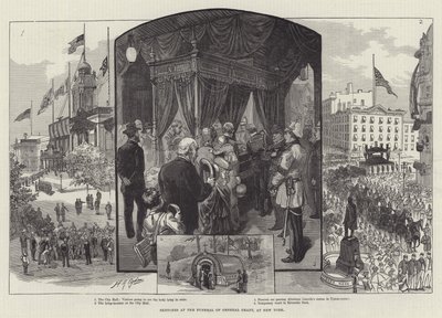 Sketches at the Funeral of General Grant, at New York by Henry Alexander Ogden